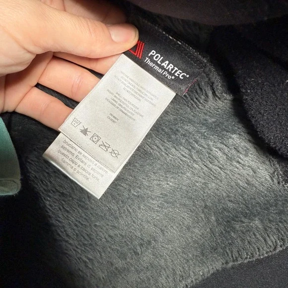 Mountain Hardwear Men's XXL Fleece Jacket Full Zip Dark Gray Polartec Outdoor - Picture 7 of 10